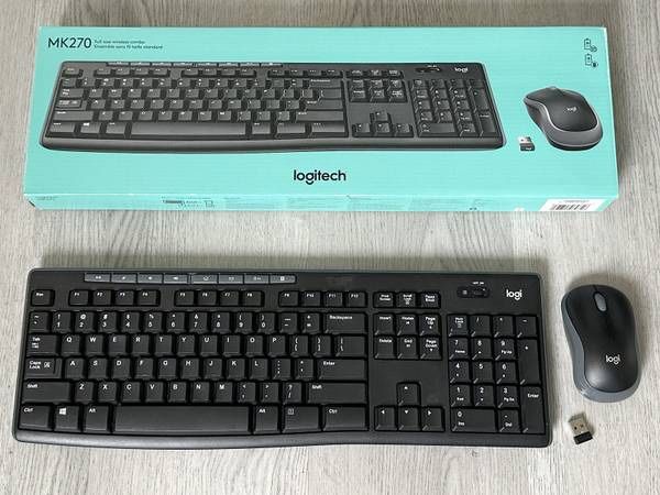 Logitech MK270 Wireless Keyboard And Mouse Combo For Windows