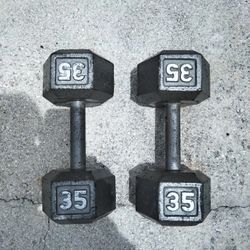 HEX DUMBBELLS SETS 35 POUND 