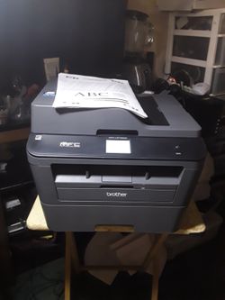 Brother Laser Printer , Copy, Scan, Fax and Print All-In-One Wireless Model: MFCL2740DW TONER 50%