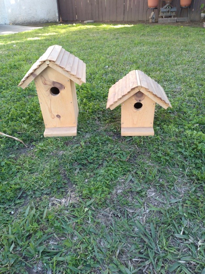 Wooden Bird Houses