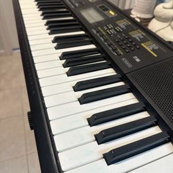 Casio Keyboard CTK-2400 w/ Stand, Stool, Case & Lesson Books  