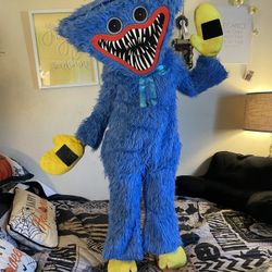 Huggy Wuggy premium Poppy playtime Halloween costume with big giant head