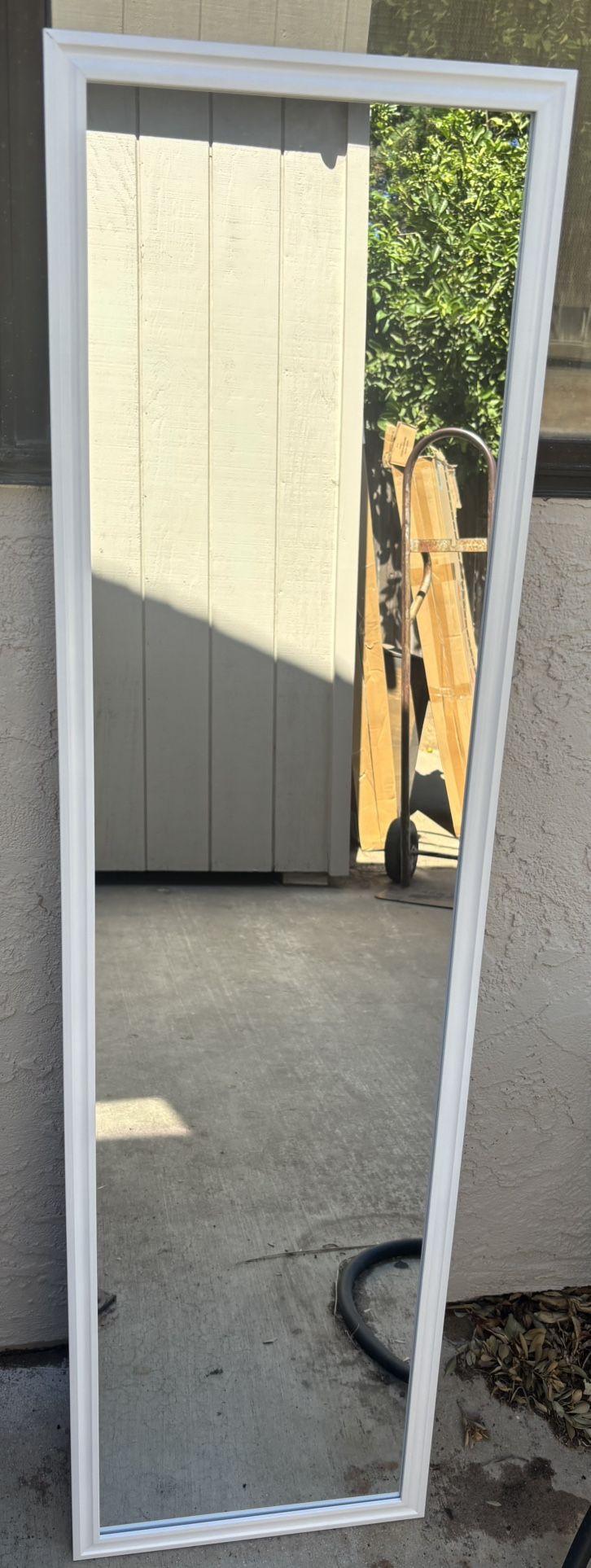 Tall White Mirror