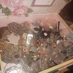 Large Book Box Full Of Jewelry!! So Many Treasures!