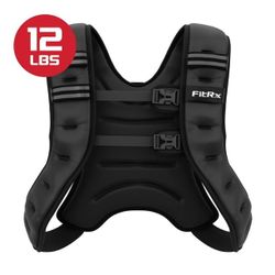 FitRx Weighted Vest Neoprene Coated Weighted Vest for Women and Men with Hook and Loop Strap, 12 lbs $14.99