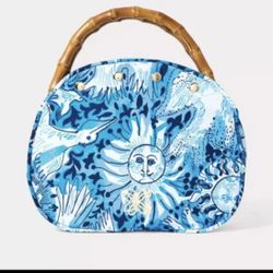 NWT Lilly Pulitzer Breakers Bermuda Bag Cover Lilly Bellevue Blue Lilly Gulls