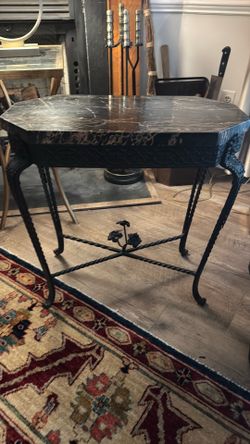 Antique Marble Table—French Style