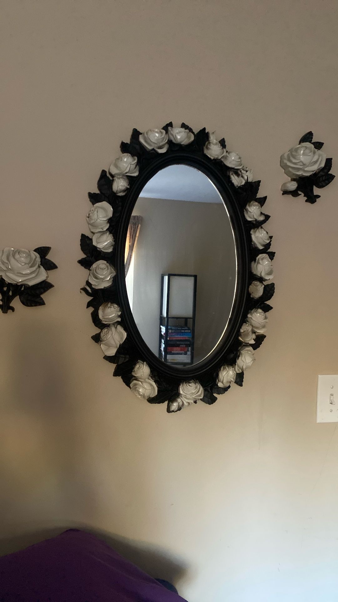 Mirror Rose Decoration