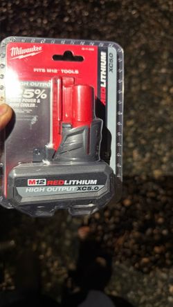 Miwaukee M12 5.0 high input
