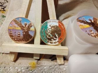 1oz Copper Painted Libertads tube of 20