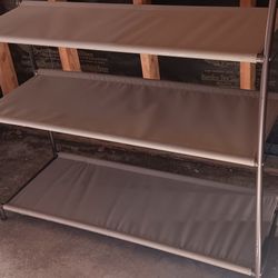 Storage Rack - Brown Rack Strong Fabric