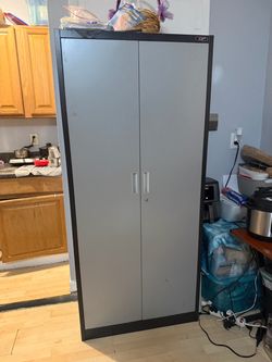 Grey $ black cabinet