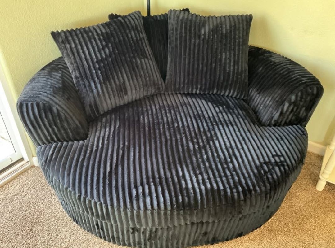 59” Memory Foam Chaise Lounge Chair