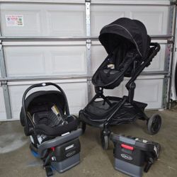 Graco STROLLER and CARSEAT with Additional Base