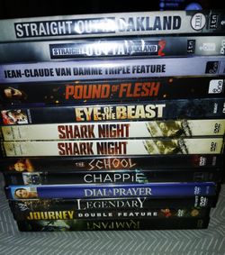 Movies for sale $3 each $20 for the group
