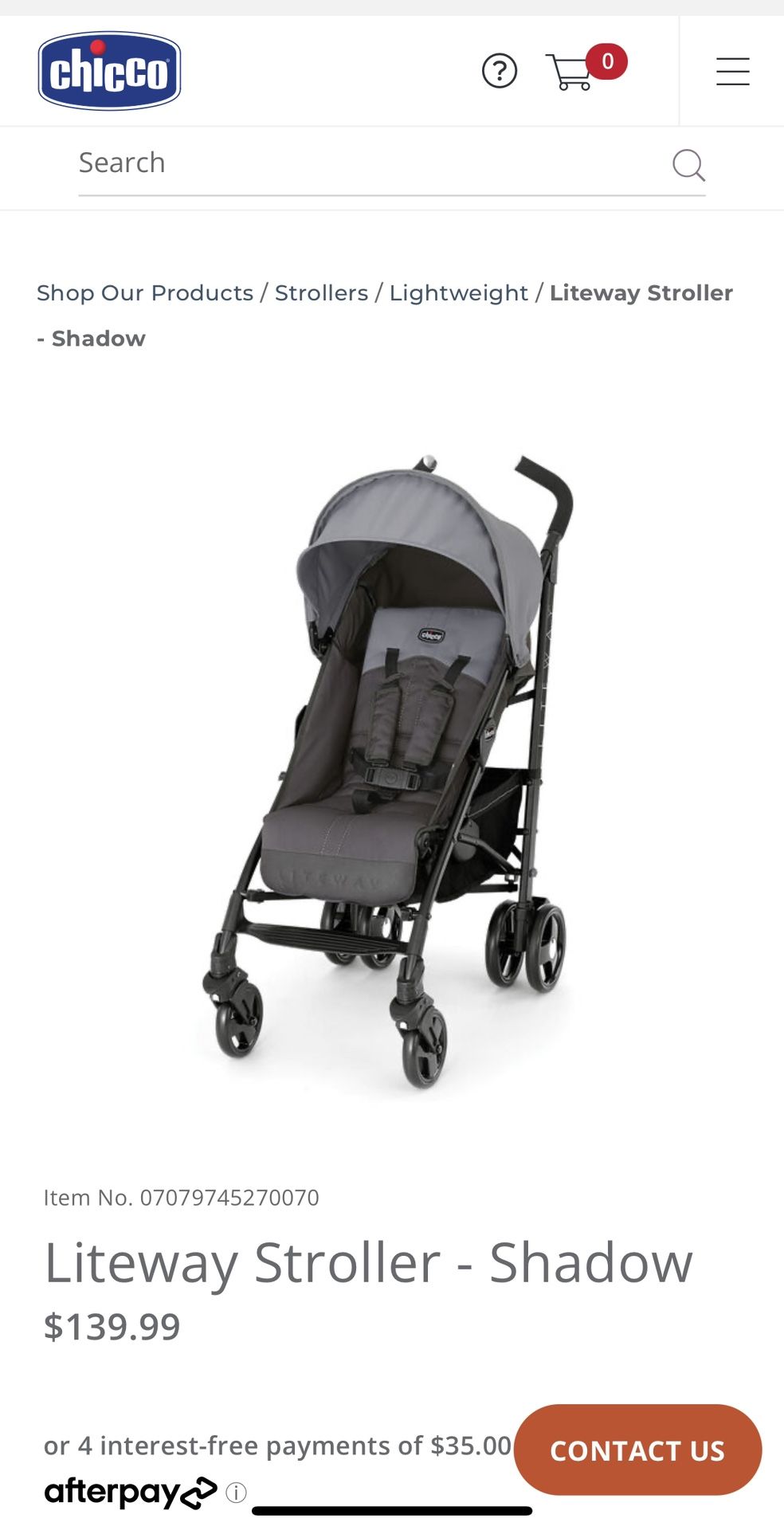 Chicco Stroller 