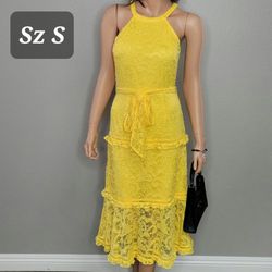 Rachel Roy Casual Yellow Dress 