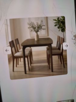 Table with solid wood