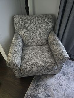 Set of 2 Oversized Paisley Accent Chairs – $340
