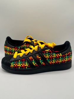 Bob Marley x adidas Superstar II 'Jamaica' Shoes Black Rasta IH9785 Men’s Sz 11