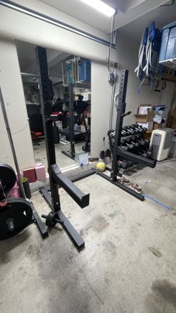 Squat Rack Bench Press