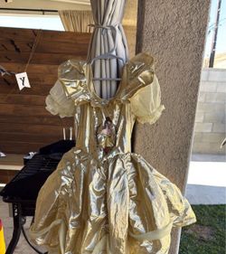 Princess belle costume shoes & wand
