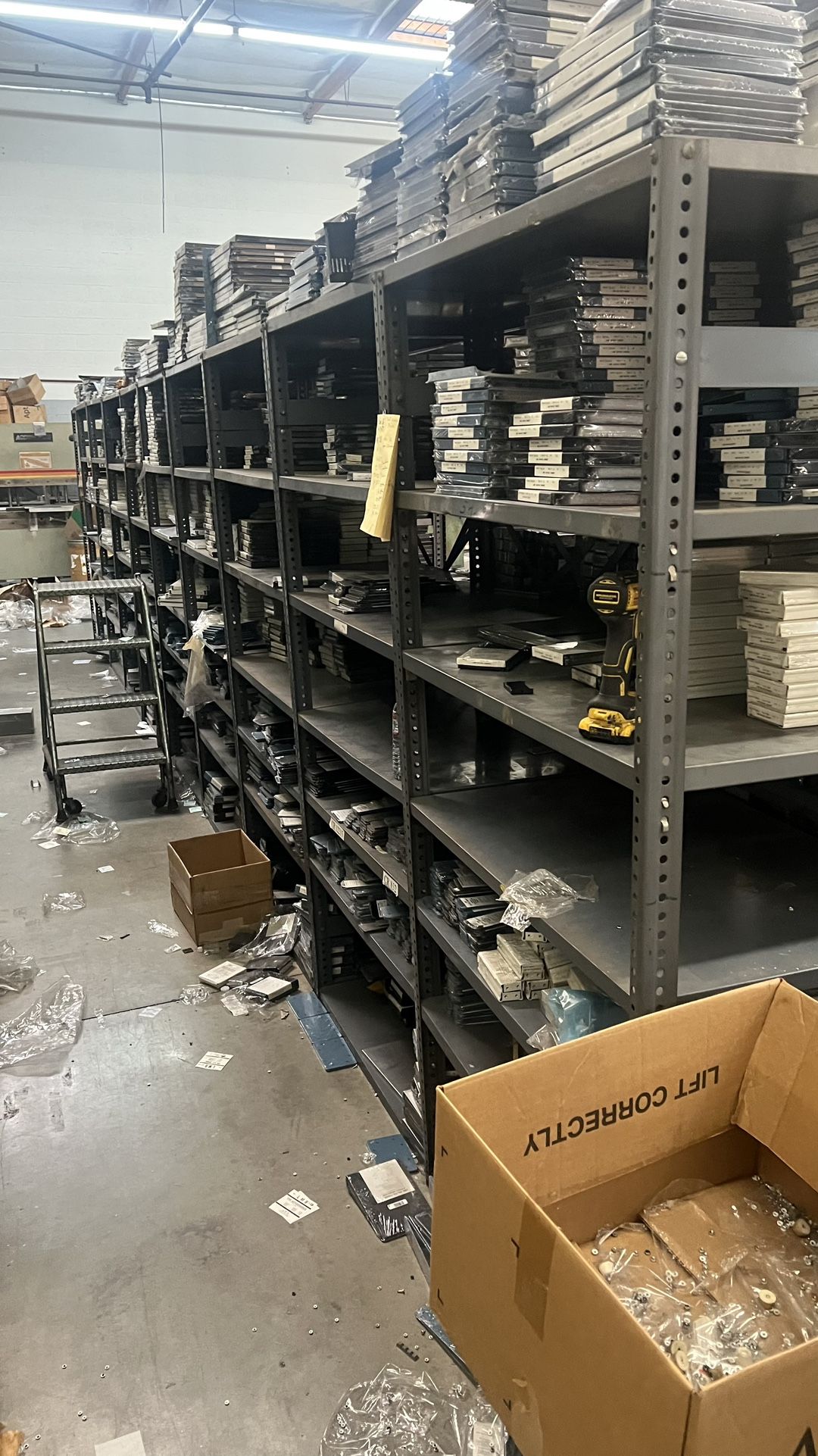 Used Heavy Duty Metal Shelves