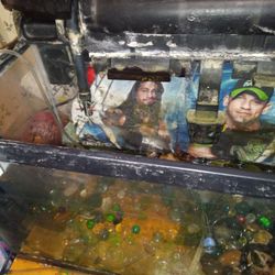 JOHN CENA WWE FISHTANK 10 GALLON WITH FILTER LID LIGHT !!!