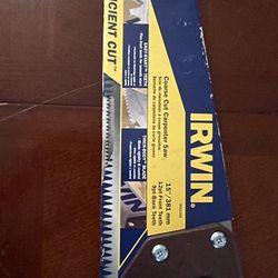 *Irwin Coarse carpenter saw