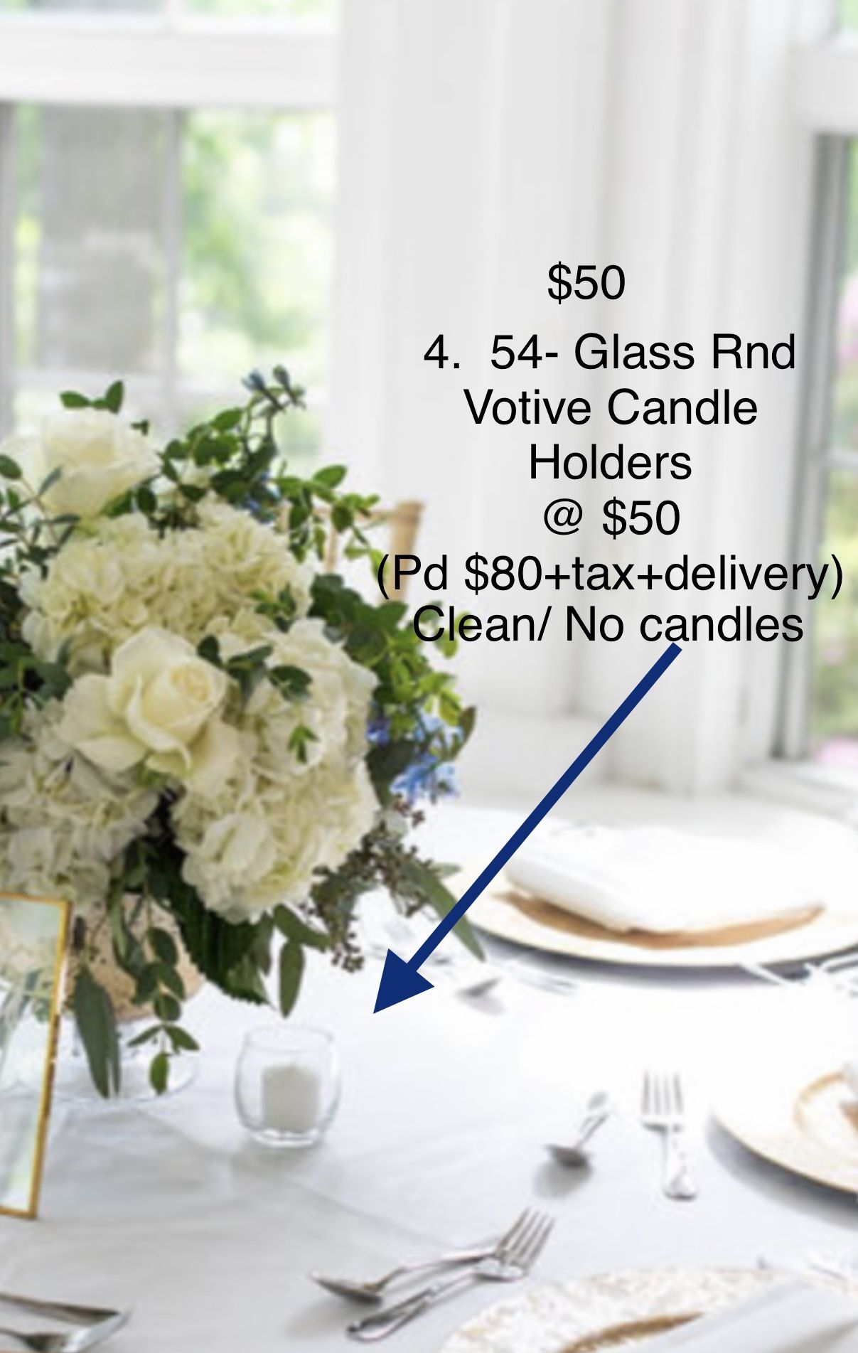 Wedding Decor (Gold/Pale-Blue/White)