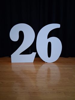 #'s 26 2.5 Ft Tall For Grads On Sale $40