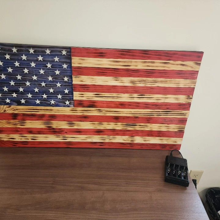 Handcrafted Custom Wooden Flags