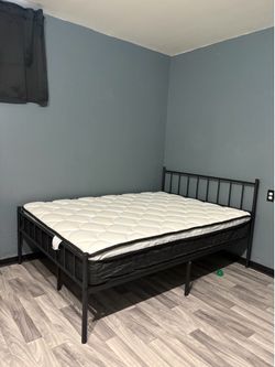Full metal bed frame and Full Size Napnest mattress