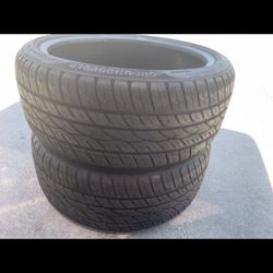 2 — 205/40zr17 Groundspeed Tires 100% Treads 2025 DOT