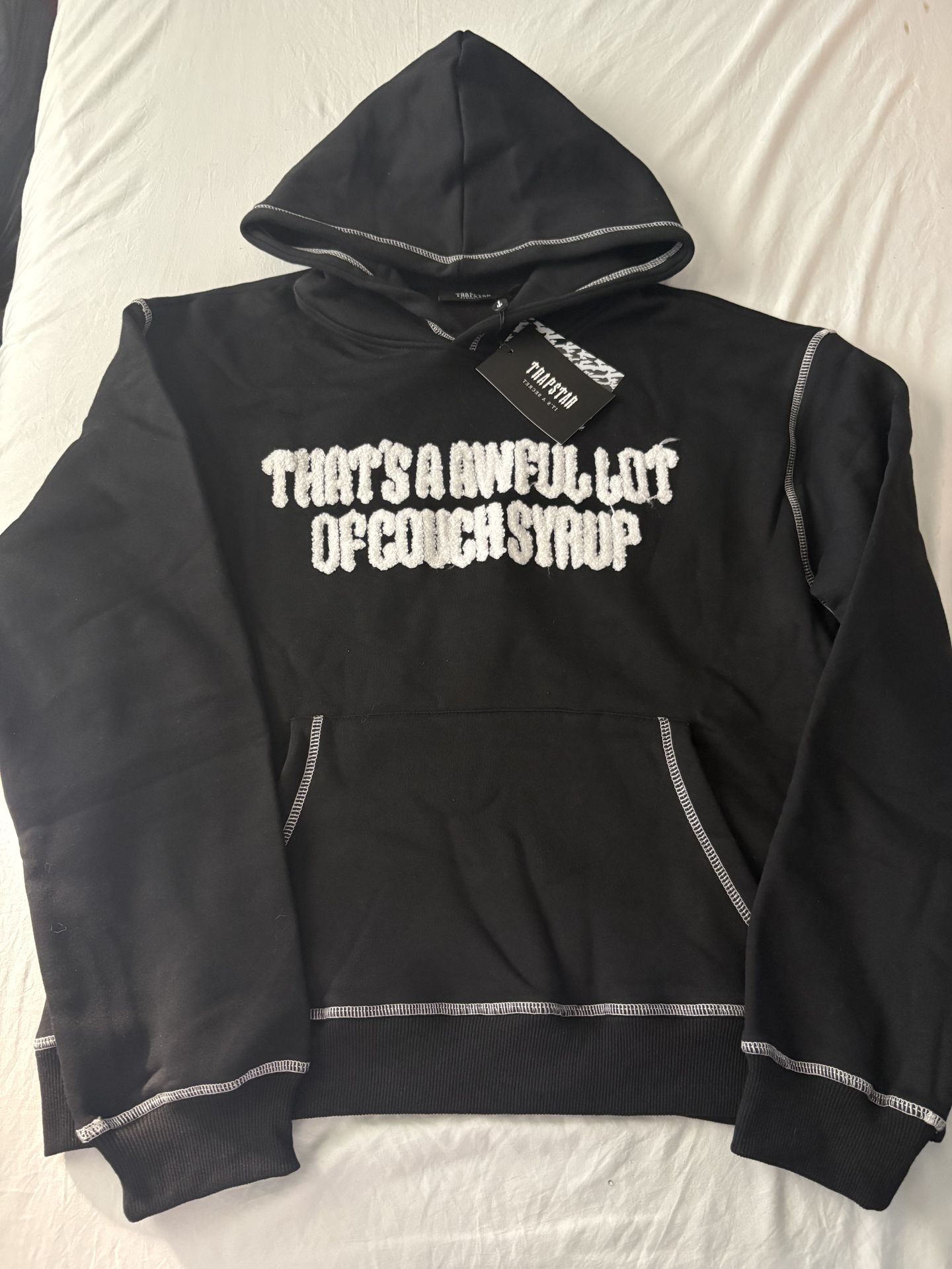 Alocs Black Hoodie Size Medium