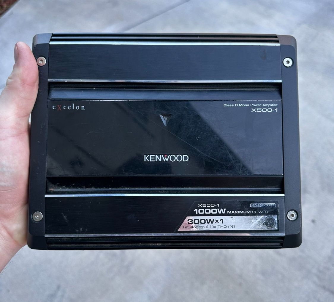 Kenwood Excelon 500w Mono Amp