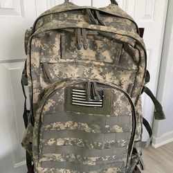 Bug Out Gear Military Rucksack Camouflage Backpack 
