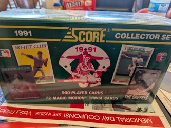 1991 score baseball factory sealed