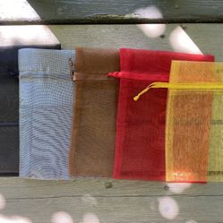 Multi-Color Organza Pouches 