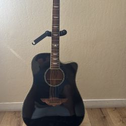 Black Urban acoustic guitar