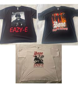 * LIMITED TIME * 3 Eazy-E & Bone Thugs-N-Harmony T-Shirts  * SPECIAL *