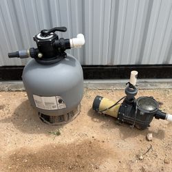 Pool Pump And Filter 