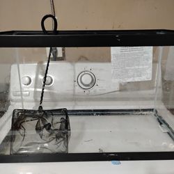 Reptile/Fish Tank With Tubes And Pump