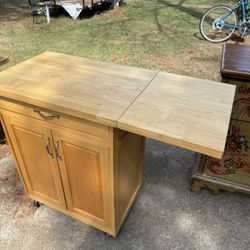Rolling Kitchen Table