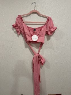 Pink Crop Top SHEIN 