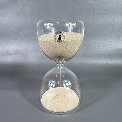Hourglass Larger Decorative Glass Sand Timer 6” Tall