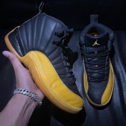Jordan 12 Retro “Black University Gold” Size 8