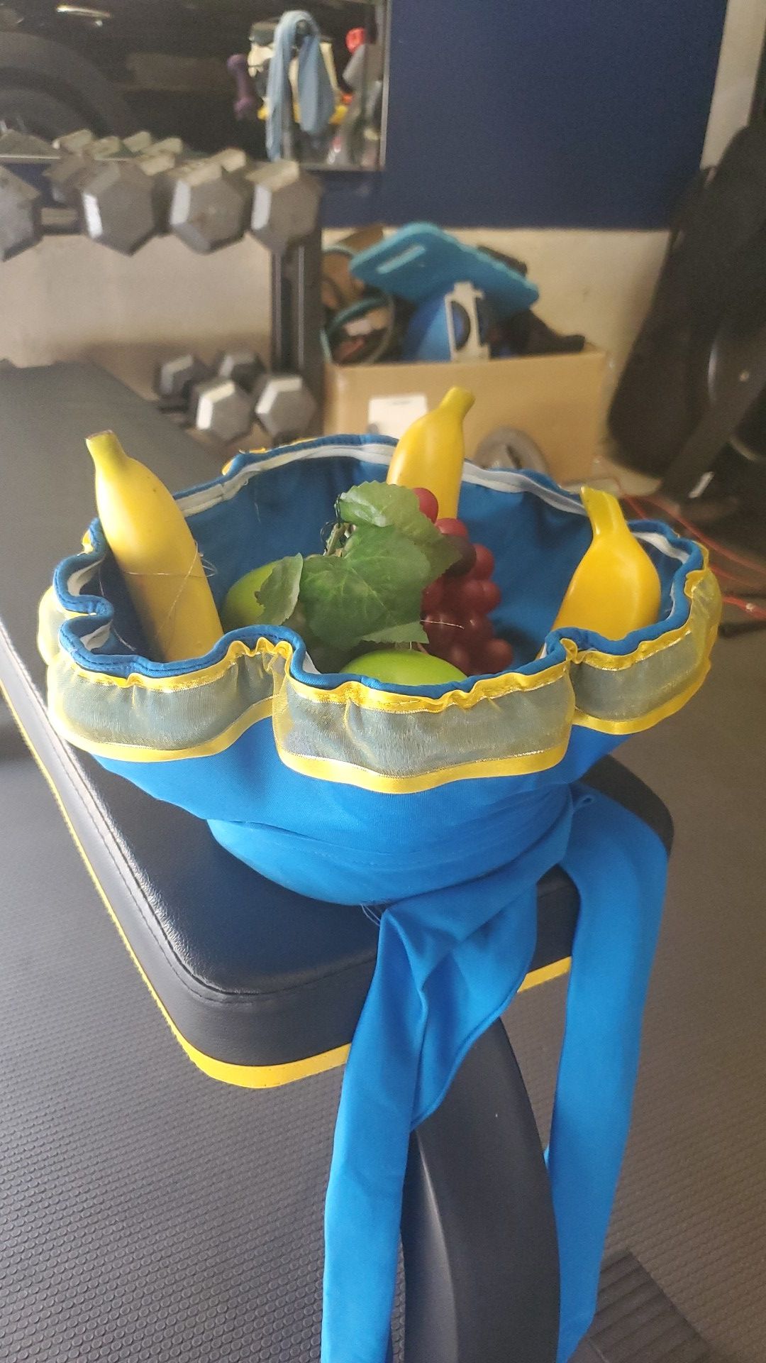 chiquita banana hat.. custom made.