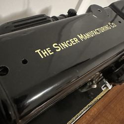 Vintage Singer Sewing Machine Table