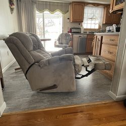  Manual Reclining Rocker- Beige 